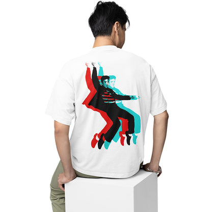 elvis presley the signature move oversized t-shirt