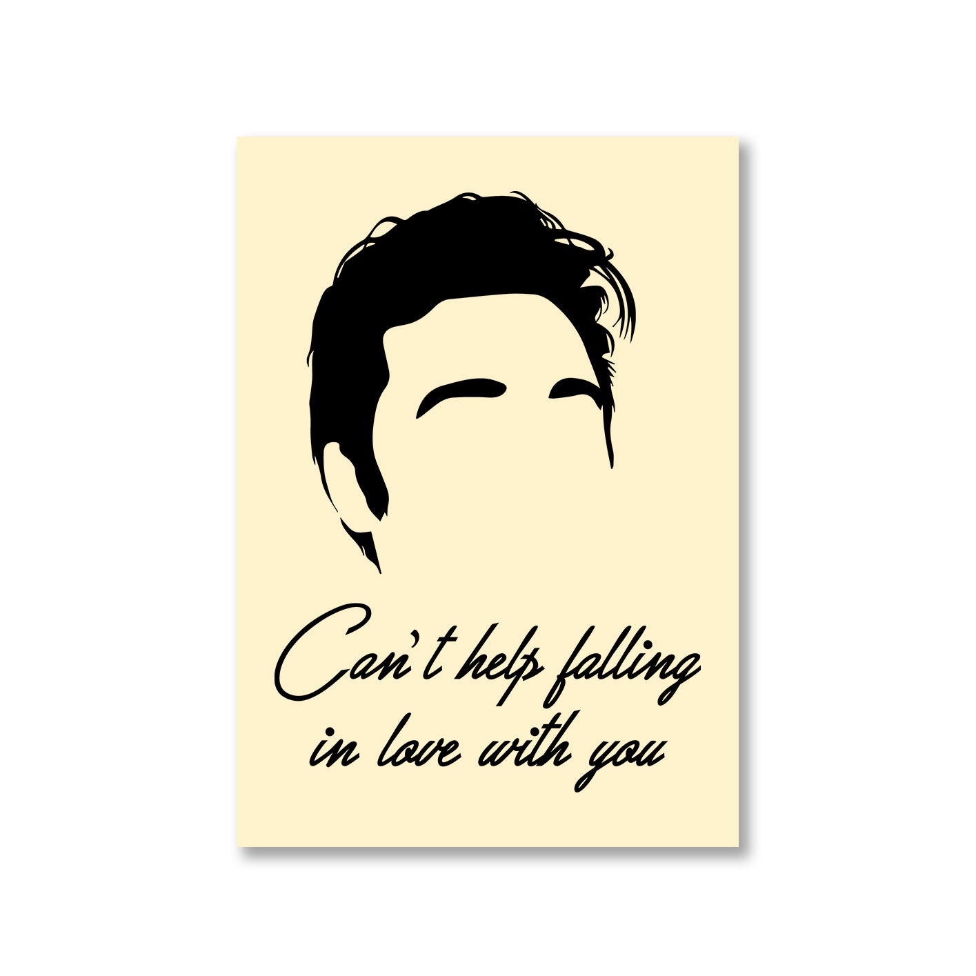 elvis presley can't help falling in love with you poster wall art buy online united states of america usa the banyan tee tbt a4