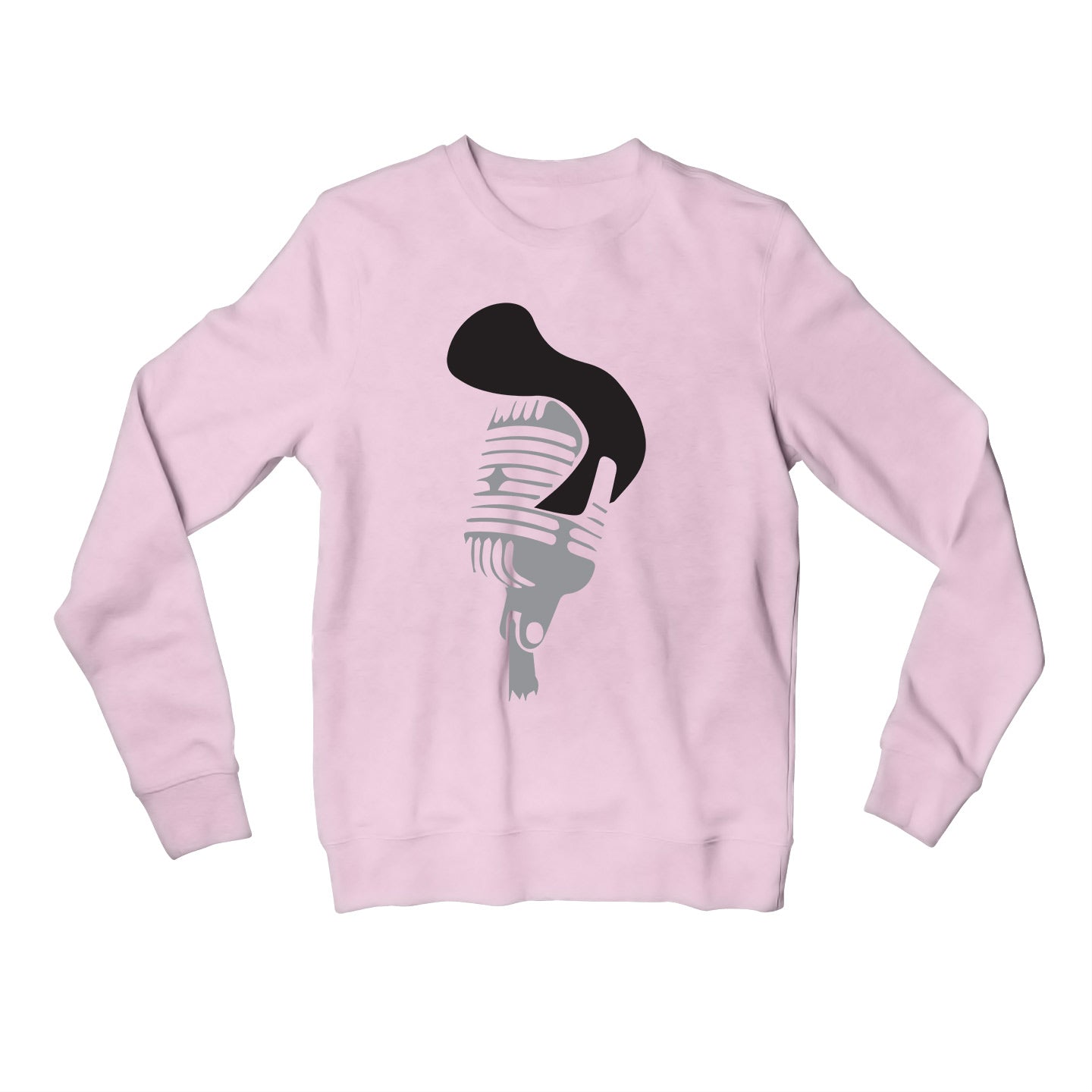 elvis presley the king of rock 'n roll sweatshirt upper winterwear music band buy online united states usa the banyan tee tbt men women girls boys unisex gray