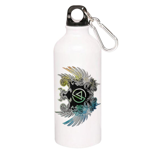 linkin park emblem sipper steel water bottle flask gym shaker music band buy online india the banyan tee tbt men women girls boys unisex