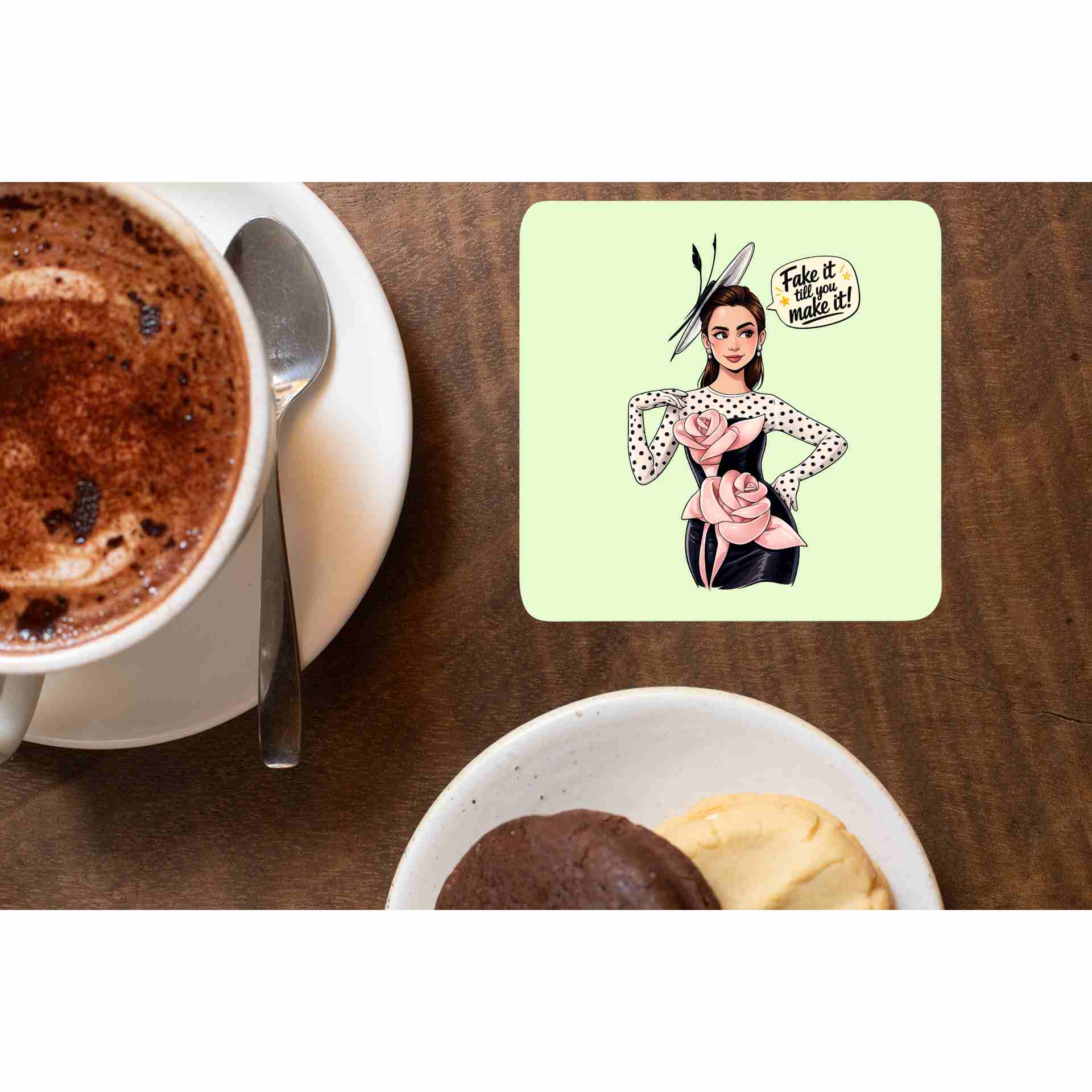 emily in paris fake it till you make it coasters wooden table cups united states usan tv & movies buy online united states usa the banyan tee tbt men women girls boys unisex  