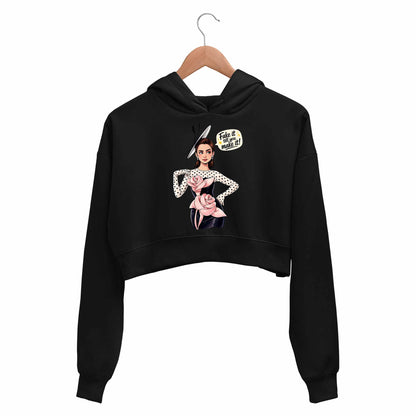 emily in paris fake it till you make it crop hoodie hooded sweatshirt upper winterwear tv & movies buy online united states usa the banyan tee tbt men women girls boys unisex black 