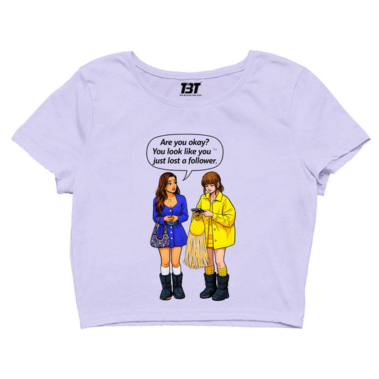 emily in paris lost a follower crop top tv & movies buy online united states usa the banyan tee tbt men women girls boys unisex s 