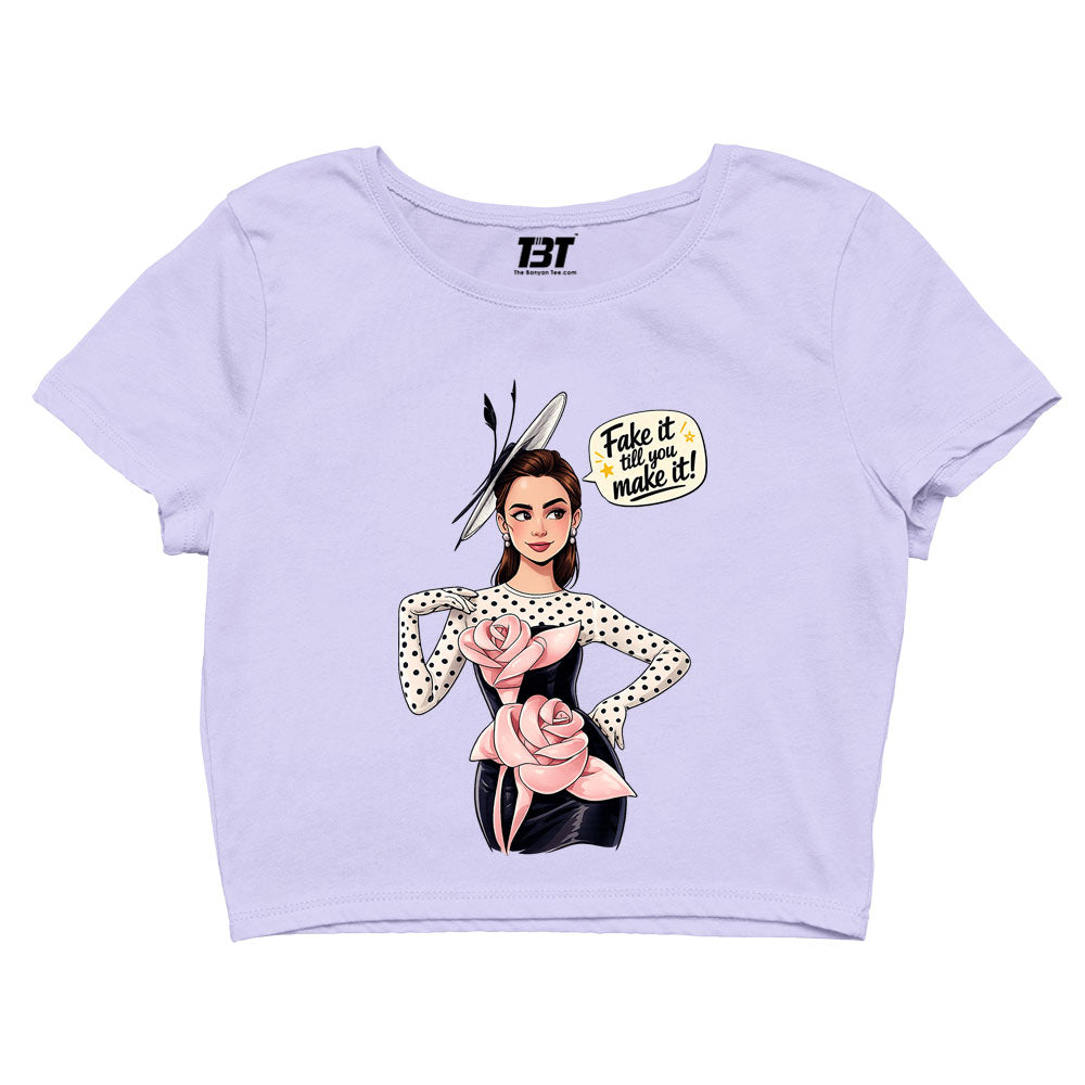 emily in paris fake it till you make it crop top tv & movies buy online united states usa the banyan tee tbt men women girls boys unisex s 