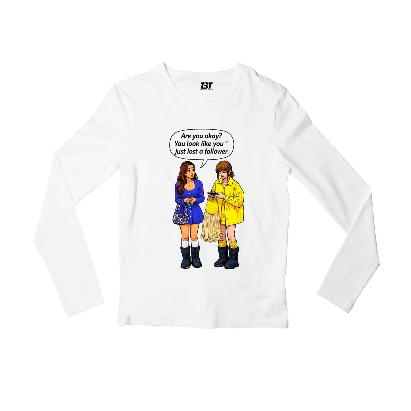 emily in paris lost a follower full sleeves long sleeves tv & movies buy online united states usa the banyan tee tbt men women girls boys unisex white 