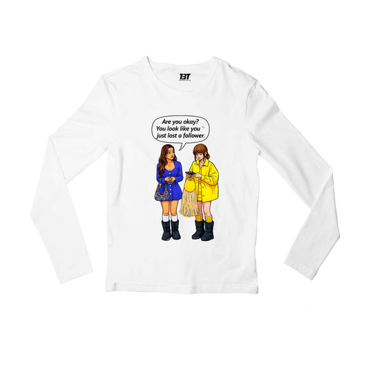 emily in paris lost a follower full sleeves long sleeves tv & movies buy online united states usa the banyan tee tbt men women girls boys unisex white 