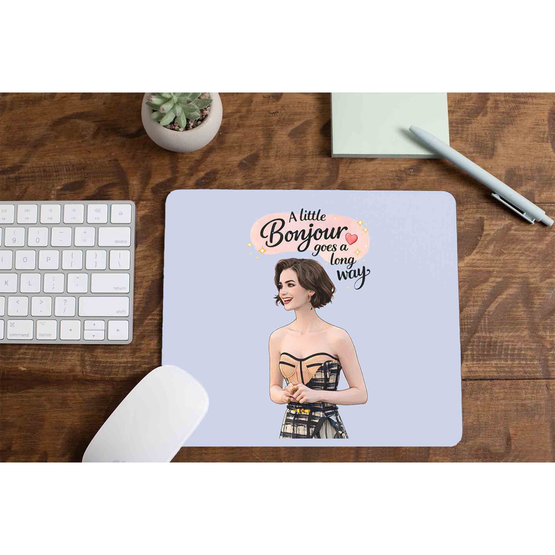 emily in paris a little bonjour mousepad logitech large anime tv & movies buy online united states usa the banyan tee tbt men women girls boys unisex  