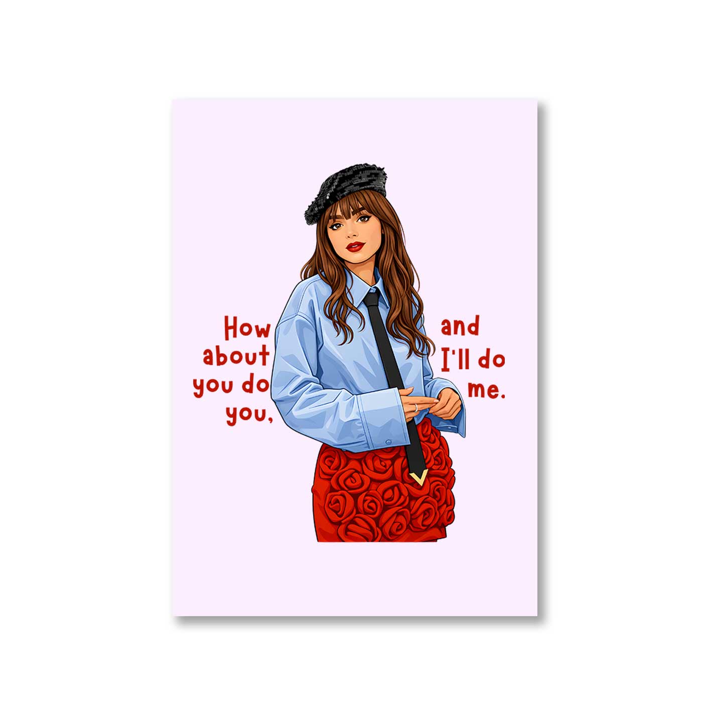 emily in paris how about you do you poster wall art buy online united states usa the banyan tee tbt 8 x 10 
