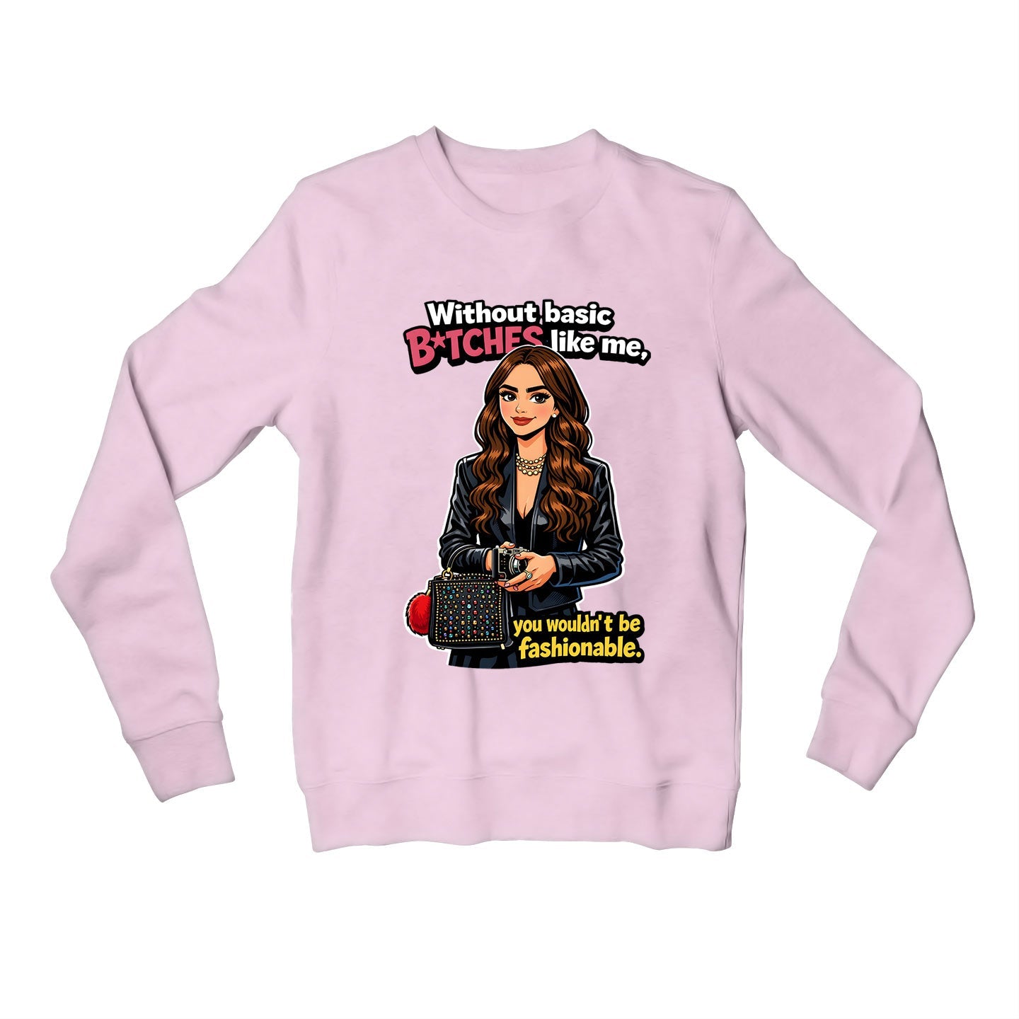emily in paris fashionable sweatshirt upper winterwear tv & movies buy online united states usa the banyan tee tbt men women girls boys unisex baby pink 