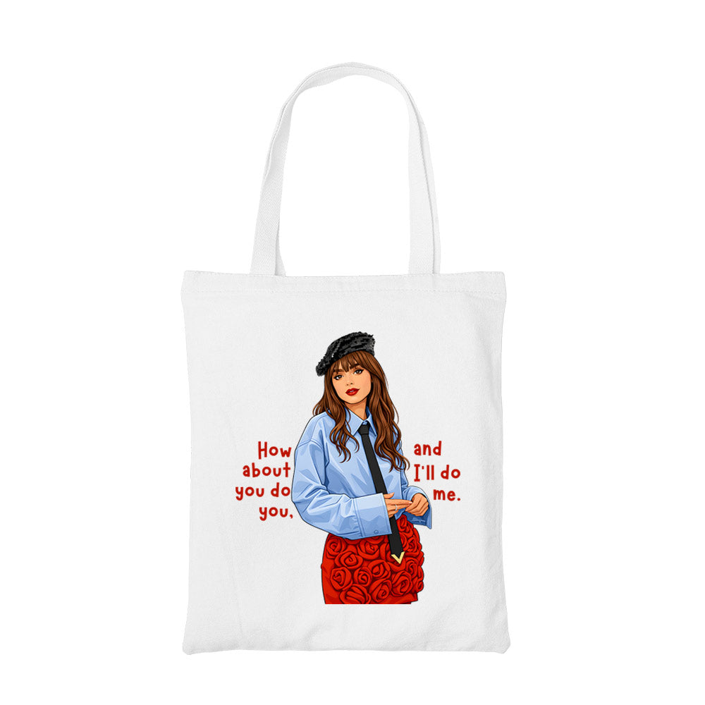 emily in paris how about you do you tote bag cotton printed tv & movies buy online united states usa the banyan tee tbt men women girls boys unisex  