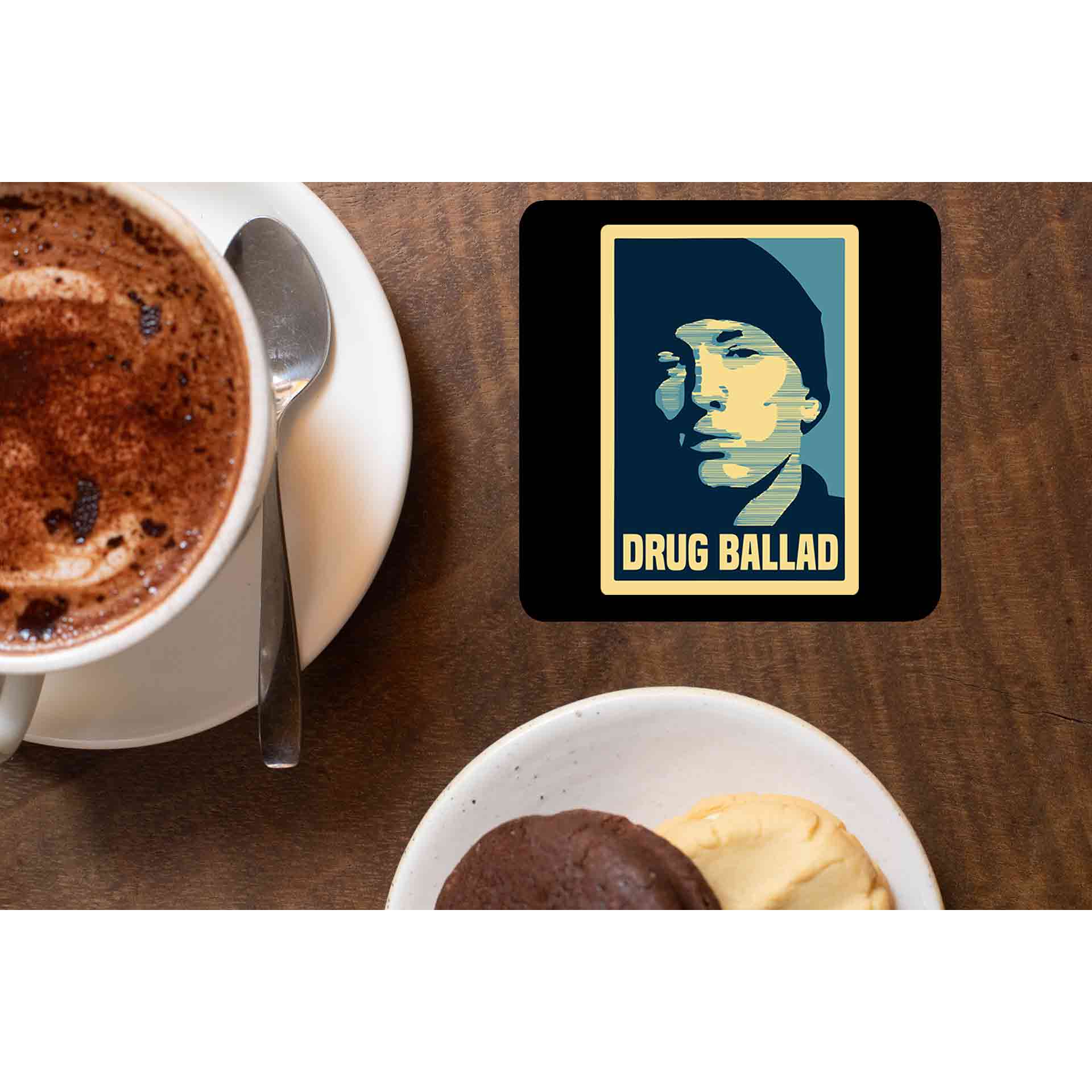 eminem drug ballad coasters wooden table cups indian music band buy online india the banyan tee tbt men women girls boys unisex
