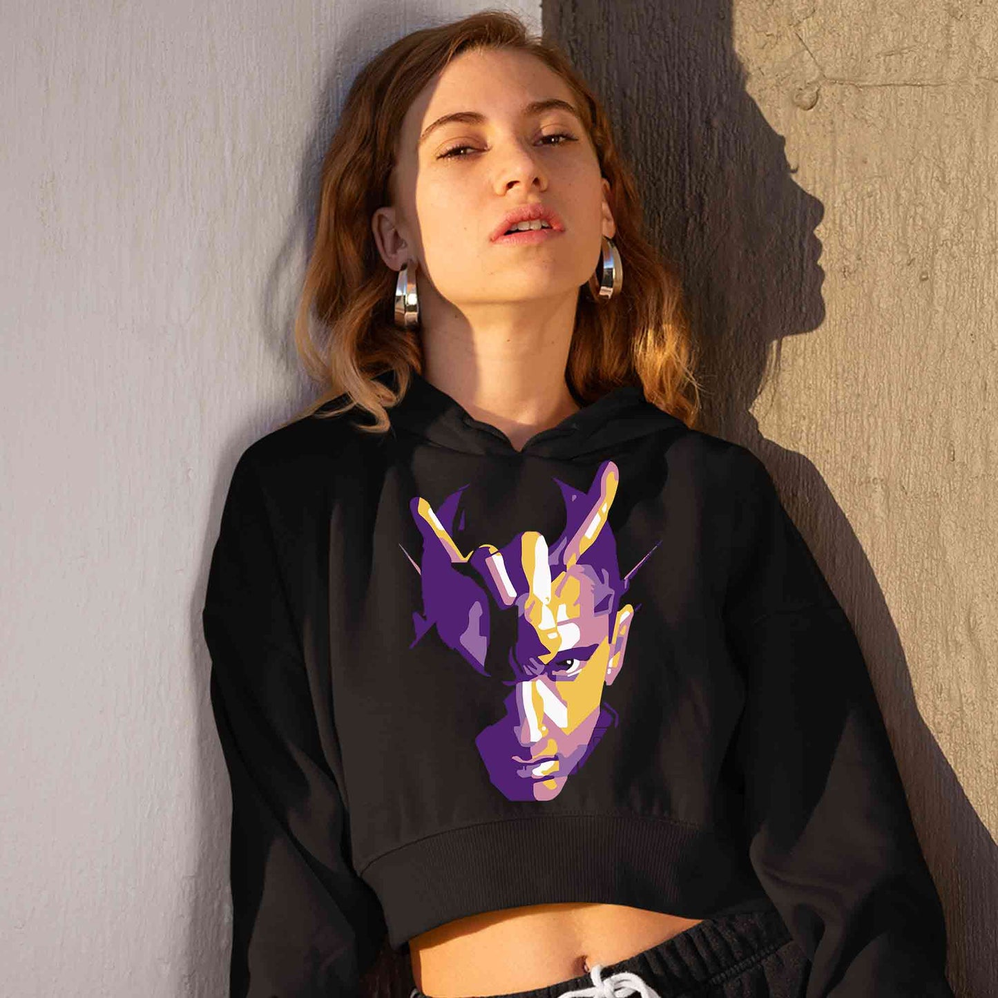 eminem bull horn crop hoodie hooded sweatshirt upper winterwear music band buy online india the banyan tee tbt men women girls boys unisex black