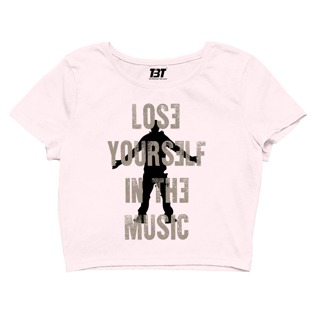 eminem lose yourself for the music crop top music band buy online united states of america usa the banyan tee tbt men women girls boys unisex lavender