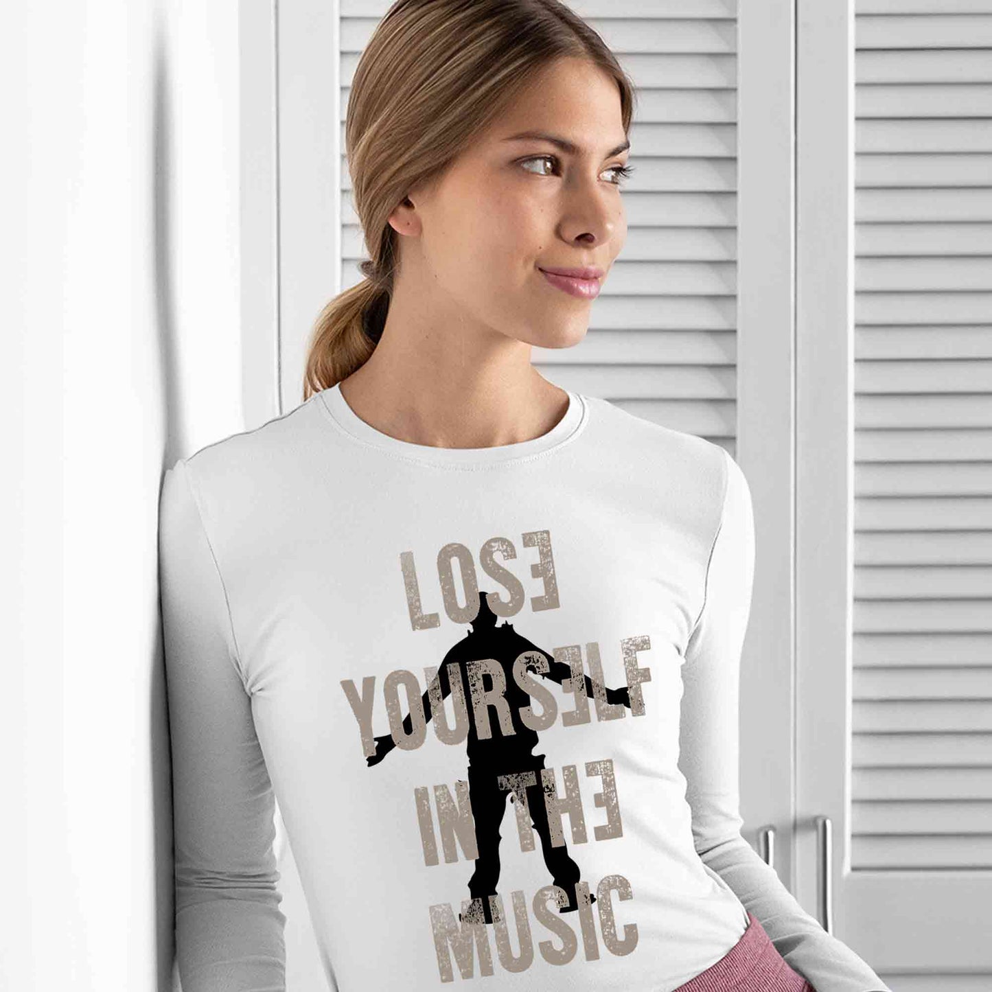 eminem lose yourself for the music full sleeves long sleeves music band buy online india the banyan tee tbt men women girls boys unisex white