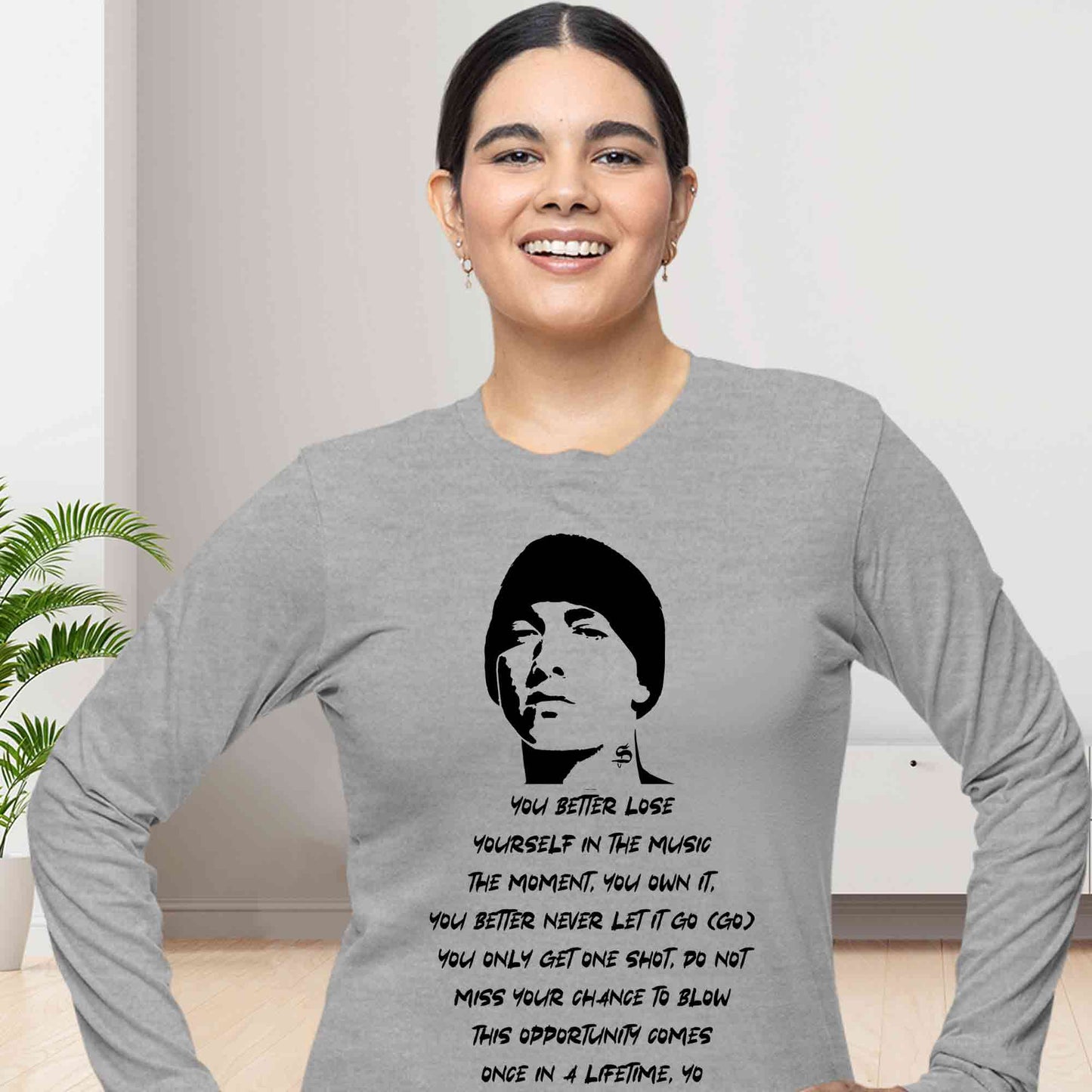 eminem lose yourself full sleeves long sleeves music band buy online india the banyan tee tbt men women girls boys unisex gray