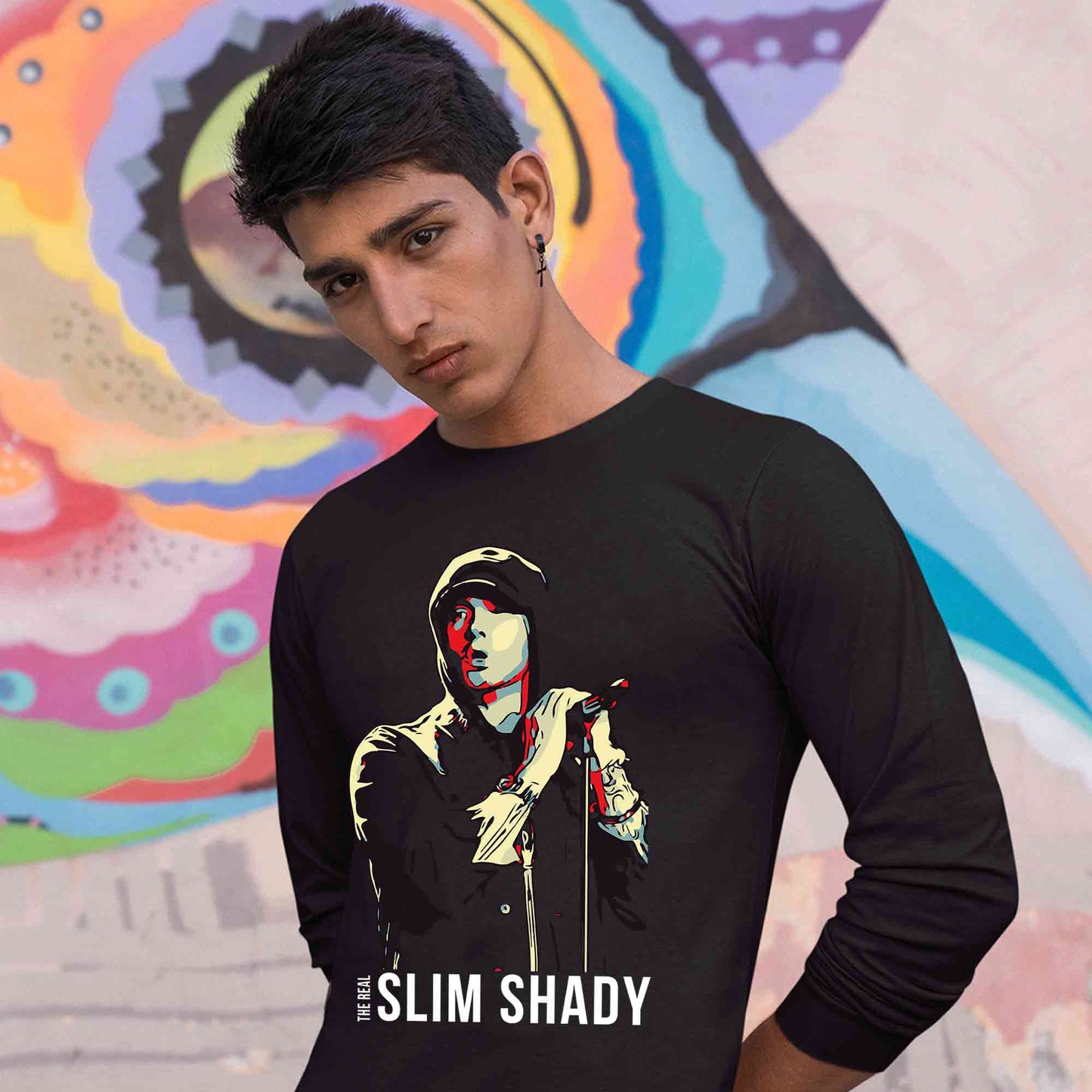 eminem the real slim shady full sleeves long sleeves music band buy online india the banyan tee tbt men women girls boys unisex black