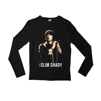 eminem the real slim shady full sleeves long sleeves music band buy online india the banyan tee tbt men women girls boys unisex black