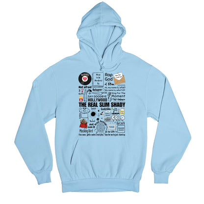 eminem shady doodle hoodie hooded sweatshirt winterwear music band buy online united states usa the banyan tee tbt men women girls boys unisex baby blue