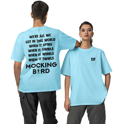 Oversized T shirt - Mocking Bird