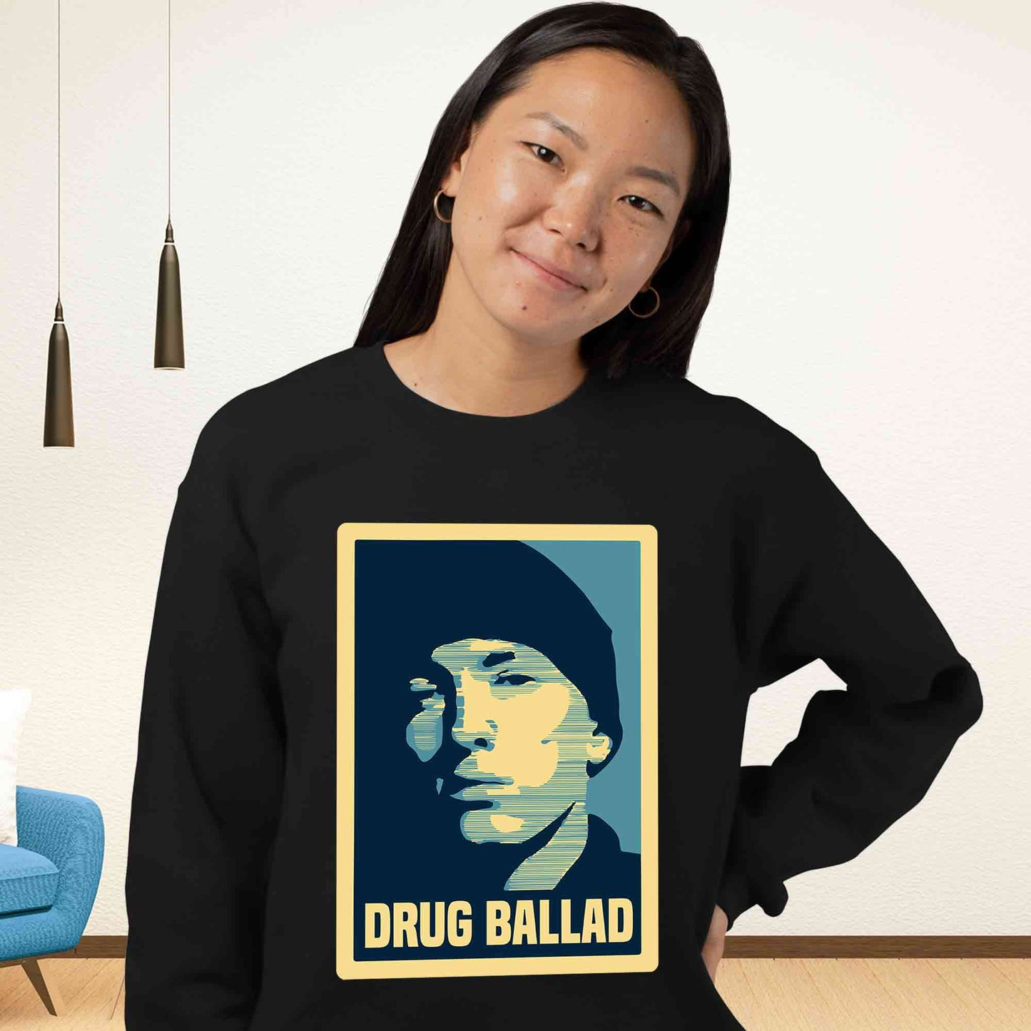 eminem drug ballad sweatshirt upper winterwear music band buy online united states usa the banyan tee tbt men women girls boys unisex black