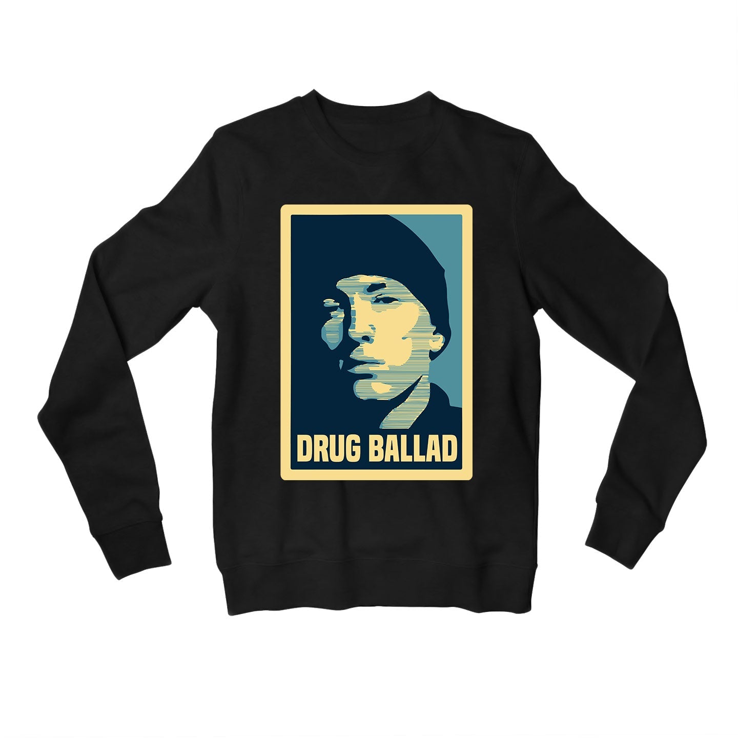 eminem drug ballad sweatshirt upper winterwear music band buy online united states usa the banyan tee tbt men women girls boys unisex black