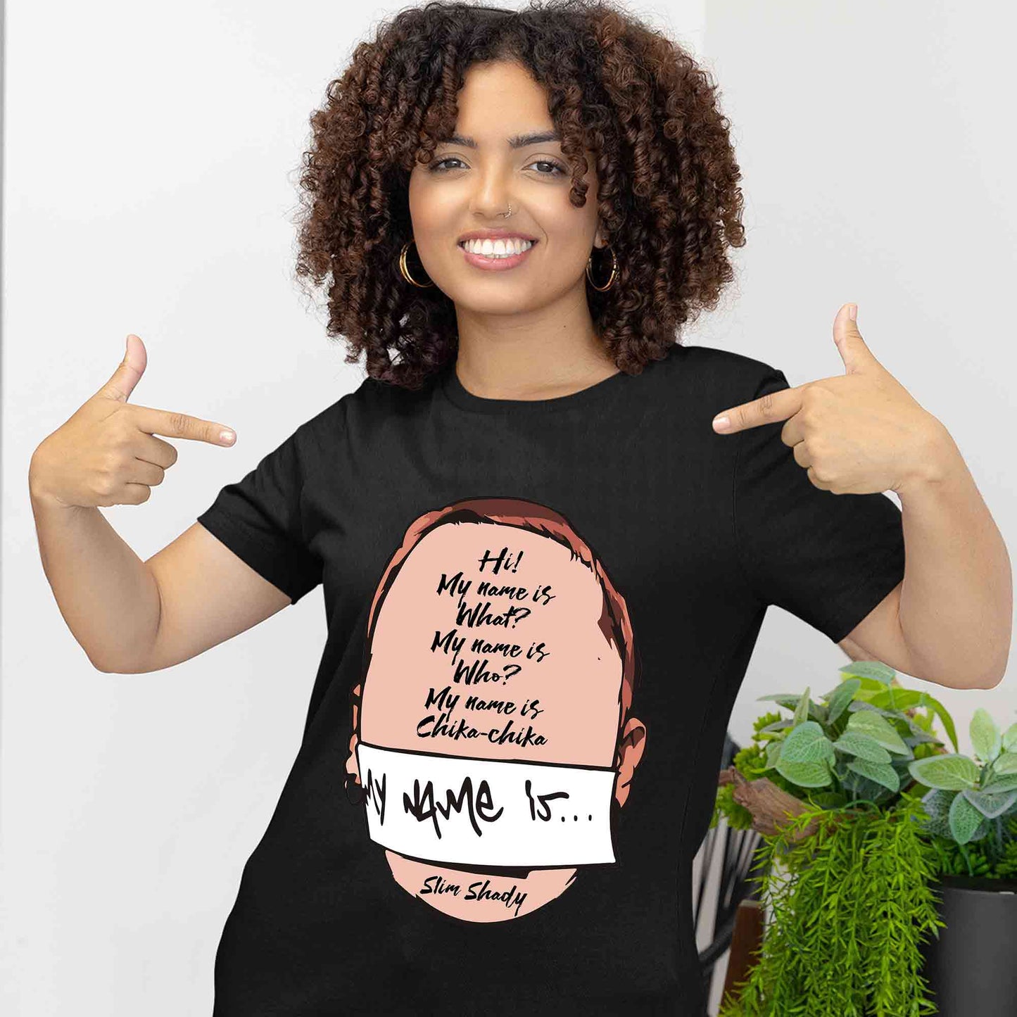 eminem my name is t-shirt music band buy online united states of america usa the banyan tee tbt men women girls boys unisex black