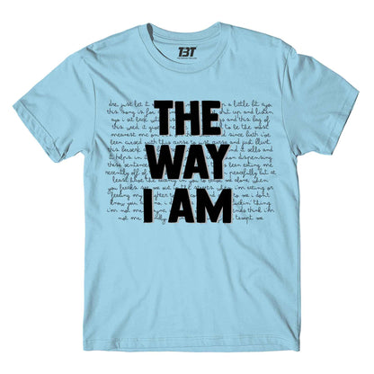 eminem the way i am t-shirt music band buy online usa united states the banyan tee tbt men women girls boys unisex Black