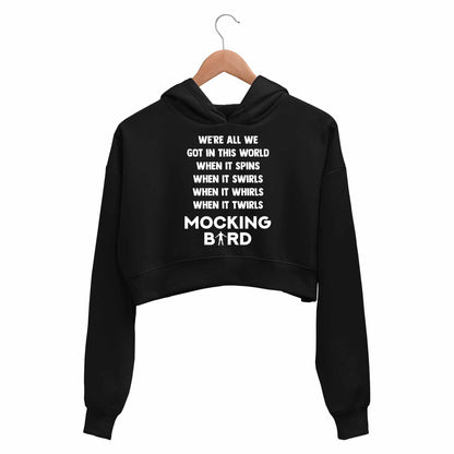 eminem mocking bird crop hoodie hooded sweatshirt upper winterwear music band buy online india the banyan tee tbt men women girls boys unisex black