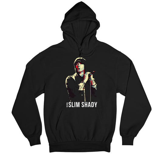 eminem the real slim shady hoodie hooded sweatshirt winterwear music band buy online united states usa the banyan tee tbt men women girls boys unisex black