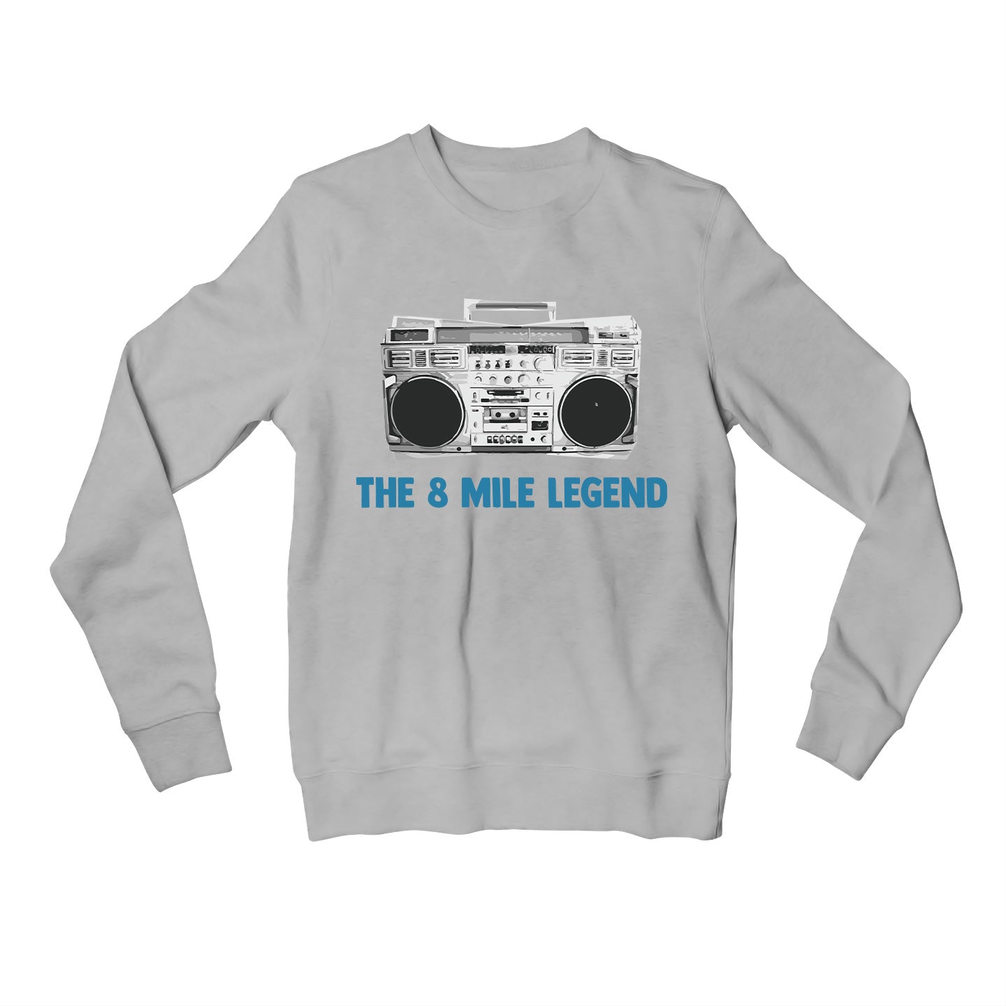 eminem the 8 mile legend sweatshirt upper winterwear music band buy online united states usa the banyan tee tbt men women girls boys unisex gray