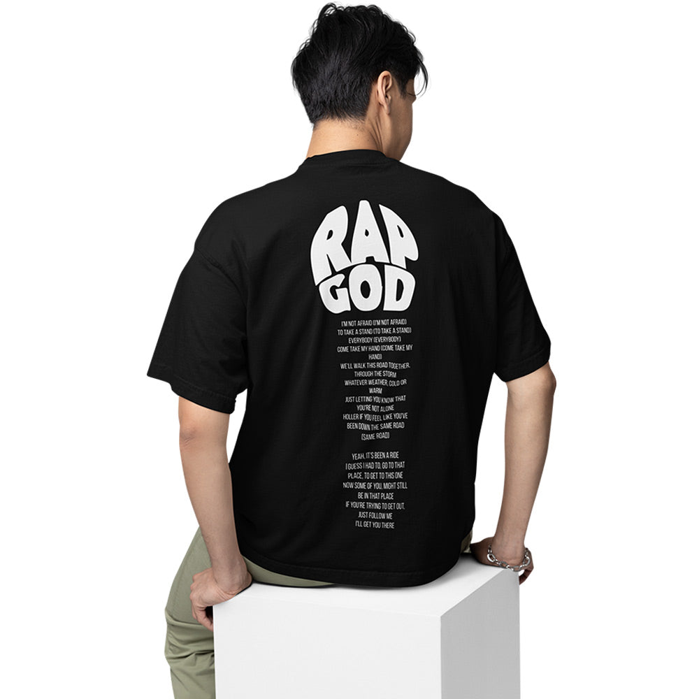 eminem oversized t shirt - rap god music t-shirt black buy online india the banyan tee tbt men women girls boys unisex