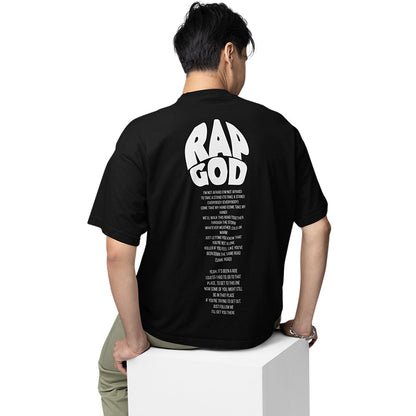 eminem oversized t shirt - rap god music t-shirt black buy online india the banyan tee tbt men women girls boys unisex