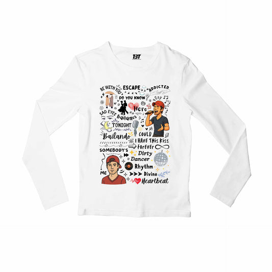 enrique the doodle escape full sleeves long sleeves music band buy online united states usa the banyan tee tbt men women girls boys unisex white 