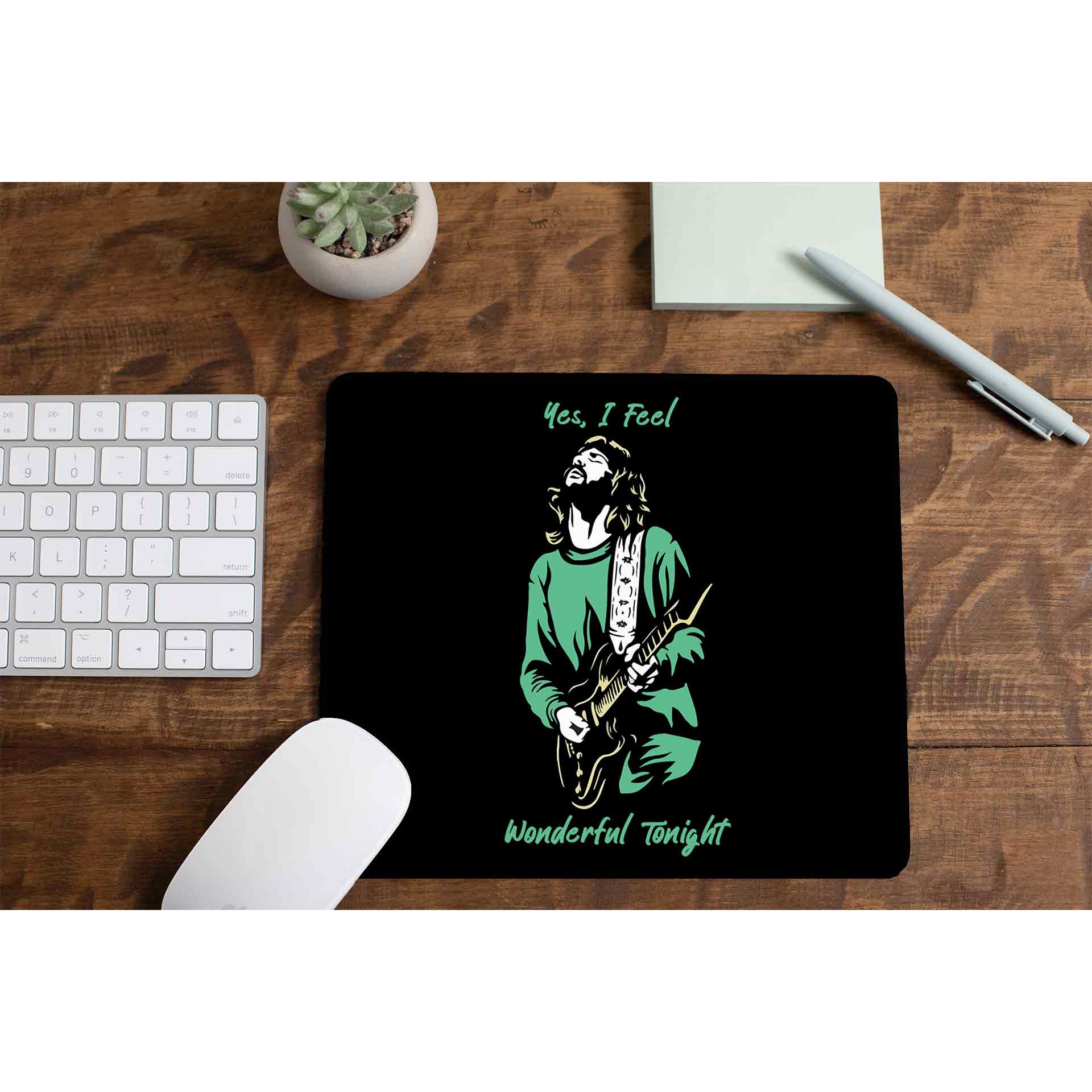 eric clapton wonderful tonight mousepad logitech large anime music band buy online united states of america usa the banyan tee tbt men women girls boys unisex