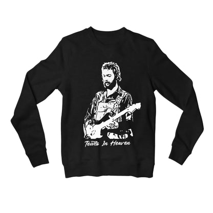 eric clapton tears in heaven sweatshirt upper winterwear music band buy online united states of america usa the banyan tee tbt men women girls boys unisex black