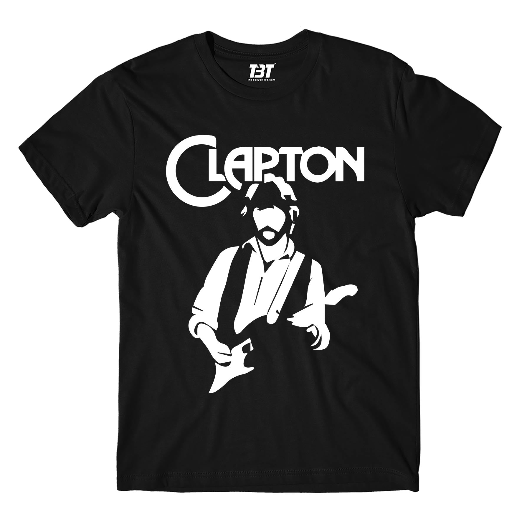 eric clapton clapton t-shirt music band buy online usa united states the banyan tee tbt men women girls boys unisex black