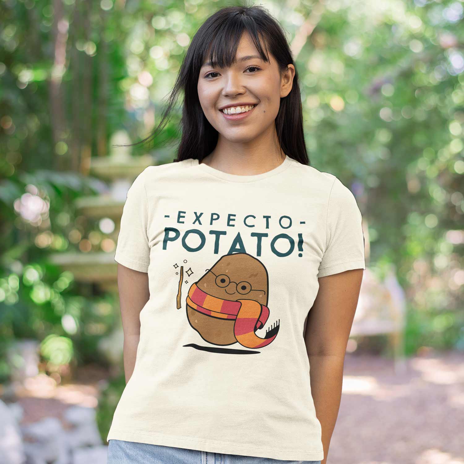 graphic expecto potato t-shirt printed graphic stylish buy online united states usa the banyan tee tbt men women girls boys unisex off white 