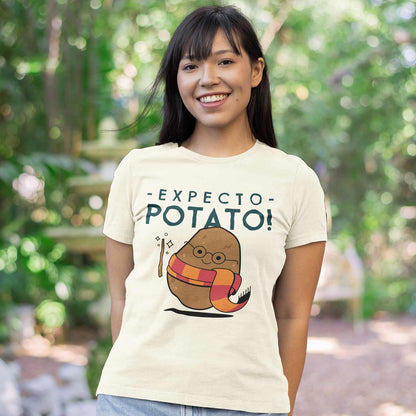 graphic expecto potato t-shirt printed graphic stylish buy online united states usa the banyan tee tbt men women girls boys unisex off white 