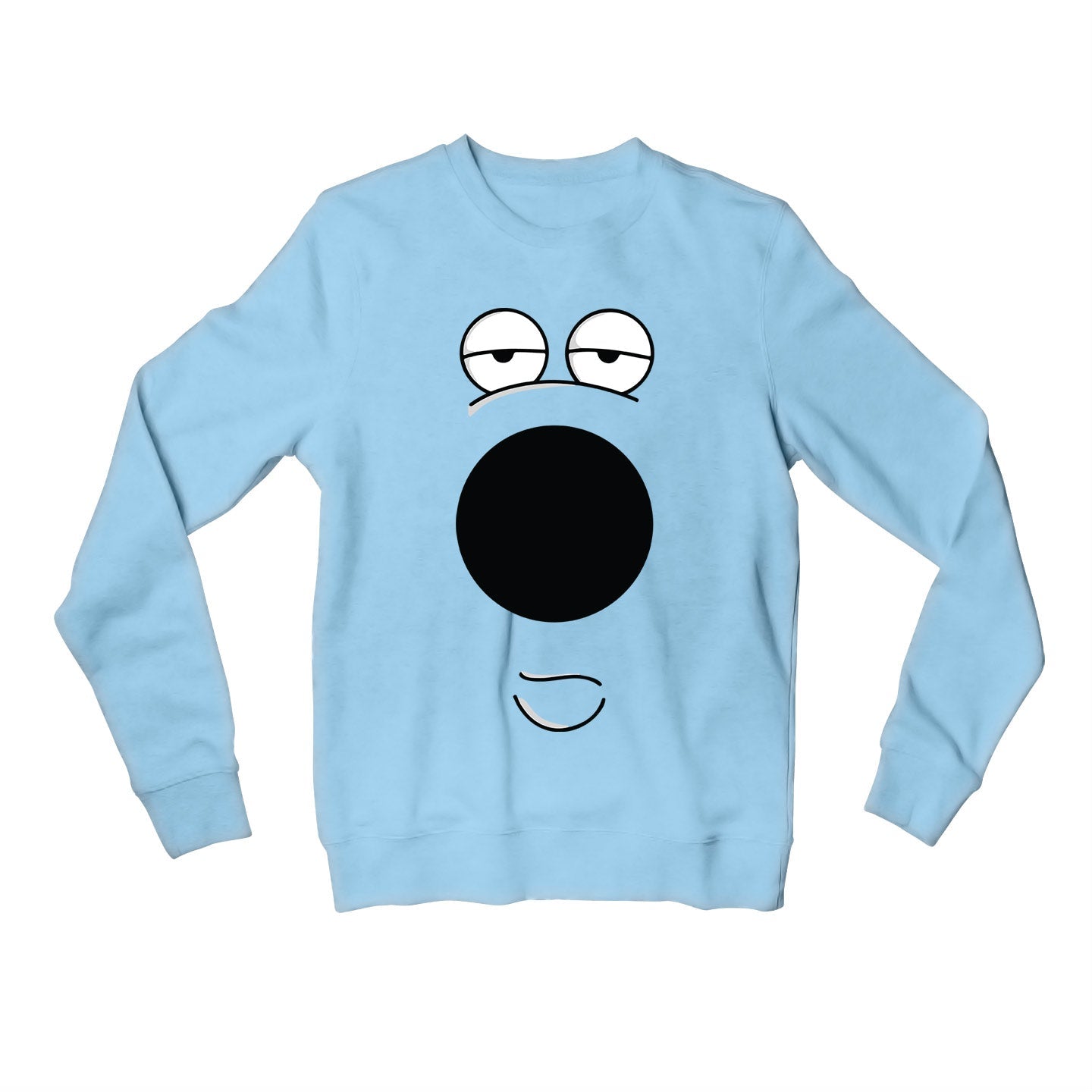 family guy brian sweatshirt upper winterwear tv & movies buy online united states usa the banyan tee tbt men women girls boys unisex gray