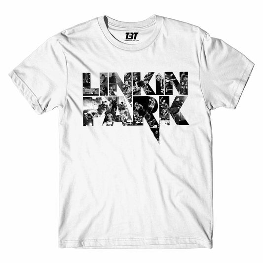 linkin park fan art t-shirt music band buy online united states of america usa the banyan tee tbt men women girls boys unisex white