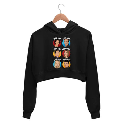 Friends Crop Hoodie - Friends Crop Hooded Sweatshirt for Women The Banyan Tee TBT
