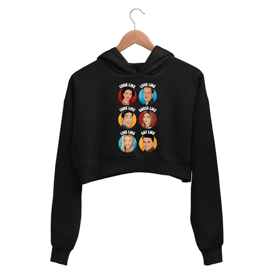 Friends Crop Hoodie - Friends Crop Hooded Sweatshirt for Women The Banyan Tee TBT