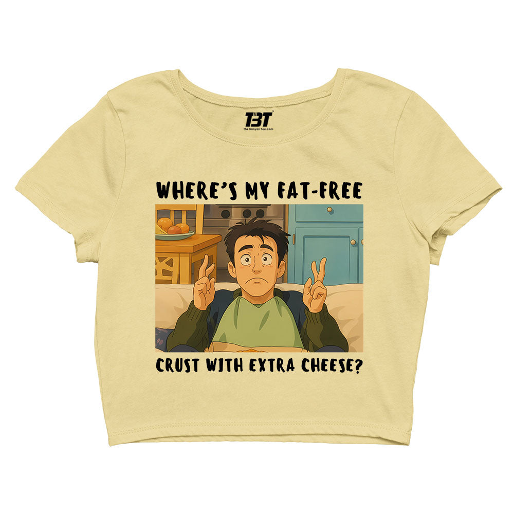 Friends Crop Top - Pizza by The Banyan Tee TBT