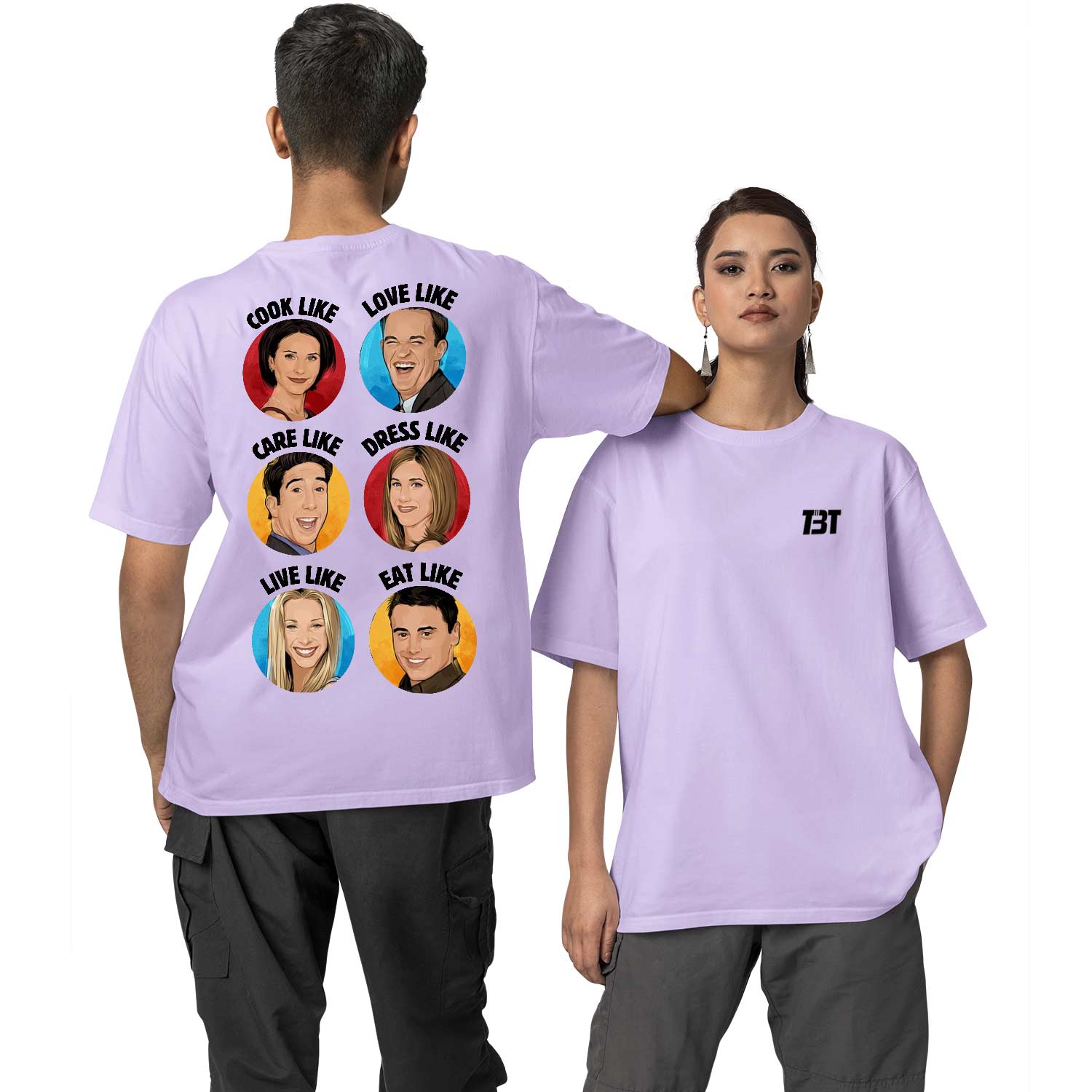 friends oversized t shirt - be like friends tv & movies t-shirt white buy online india the banyan tee tbt men women girls boys unisex