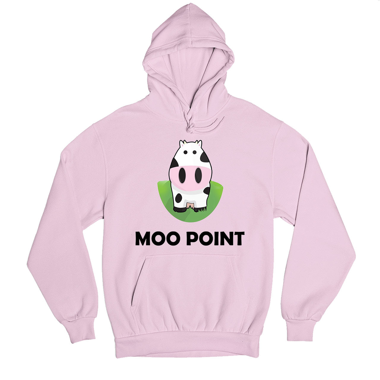 FRIENDS HOODIE HOODED SWEATSHIRT MOO POINT