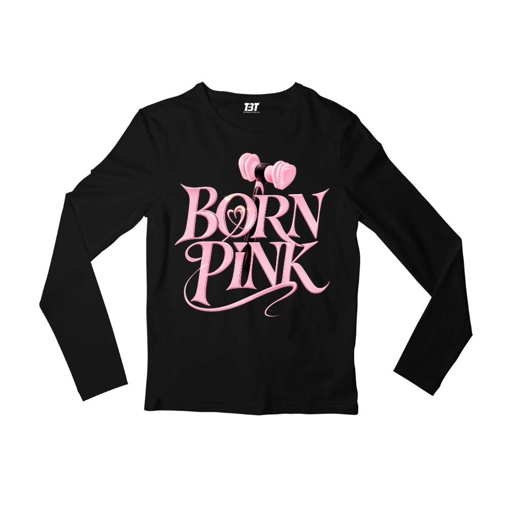 black pink born pink full sleeves long sleeves music band buy online united states usa the banyan tee tbt men women girls boys unisex black 