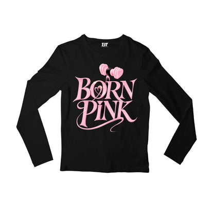 black pink born pink full sleeves long sleeves music band buy online united states usa the banyan tee tbt men women girls boys unisex black 