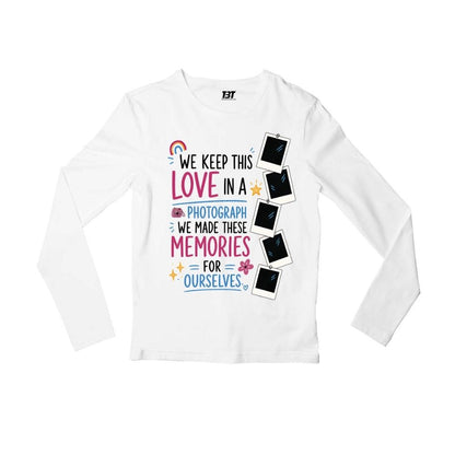 ed sheeran photograph full sleeves long sleeves music band buy online united states usa the banyan tee tbt men women girls boys unisex white 