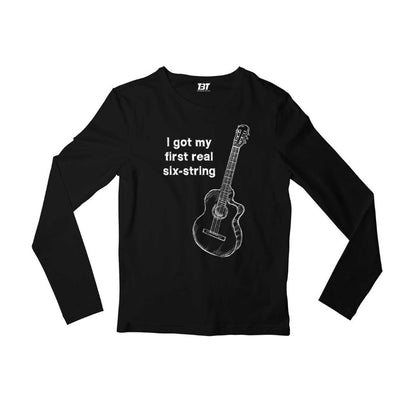 bryan adams six string full sleeves long sleeves music band buy online united states usa the banyan tee tbt men women girls boys unisex black 