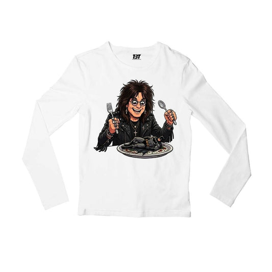 black sabbath bat meal full sleeves long sleeves music band buy online united states usa the banyan tee tbt men women girls boys unisex white 
